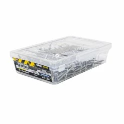 New ✨ Buildex 10-8 X 65mm Stainless Steel Countersunk Ribbed Head Decking Screws - 250 Pack Silver - To Australia 😀