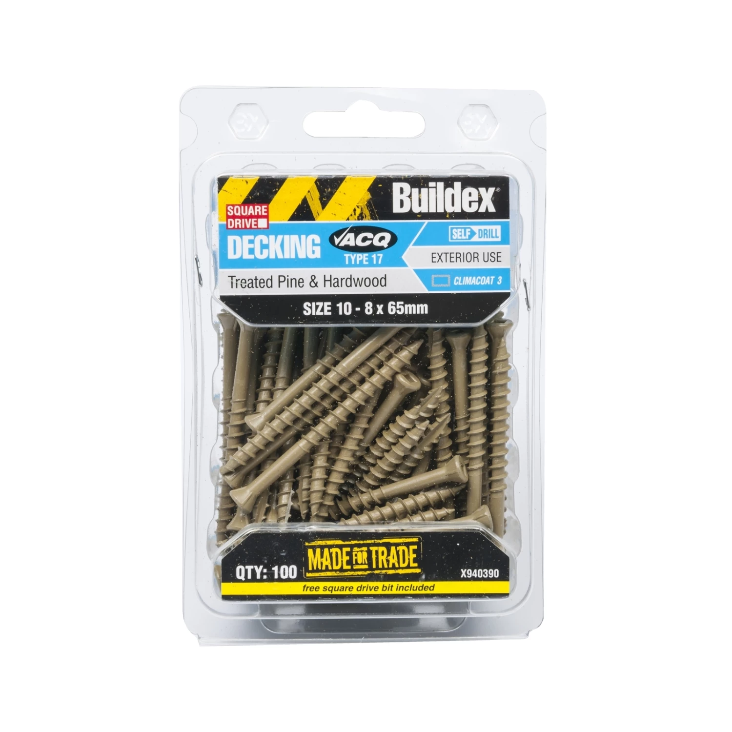 Budget 𧨠Australia Sale - Buildex 10-8 X 65mm Climacoat Treated Pine And Hardwood Decking Screws - 100 Pack Grey π₯° 1 Budget 𧨠Australia Sale - Buildex 10-8 X 65mm Climacoat Treated Pine And Hardwood Decking Screws - 100 Pack Grey π₯°