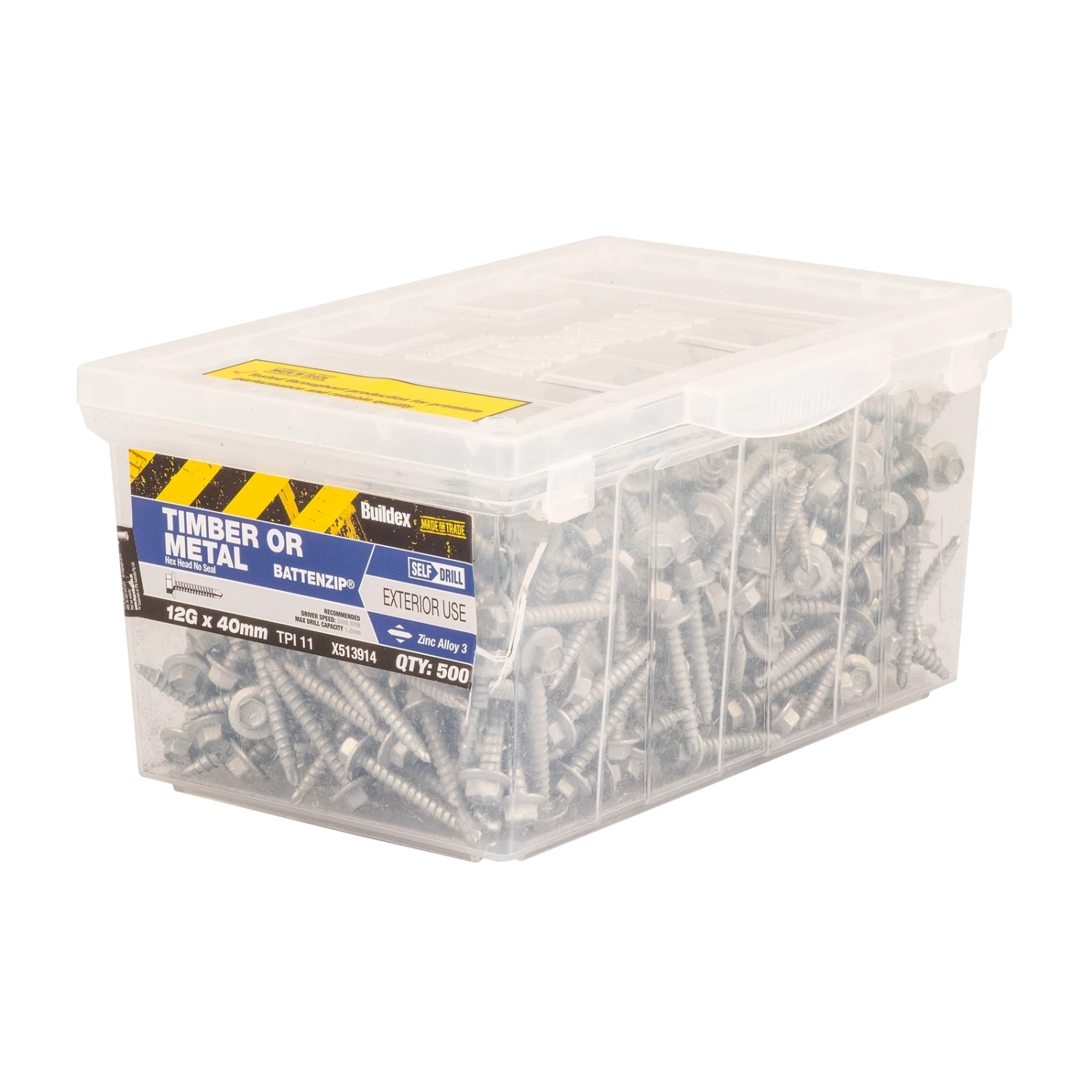 Budget π Australia Sale - Buildex Batten Zip ZA3 HexHead Screws 12g X 40mm Bx500 Galvanised π€© 1 Budget π Australia Sale - Buildex Batten Zip ZA3 HexHead Screws 12g X 40mm Bx500 Galvanised π€©