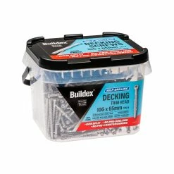 Best deal 😍 Australia Sale - Buildex 10g X 65mm Self Drilling 304 Decking Screws - 500 Box Stainless Steel 👏