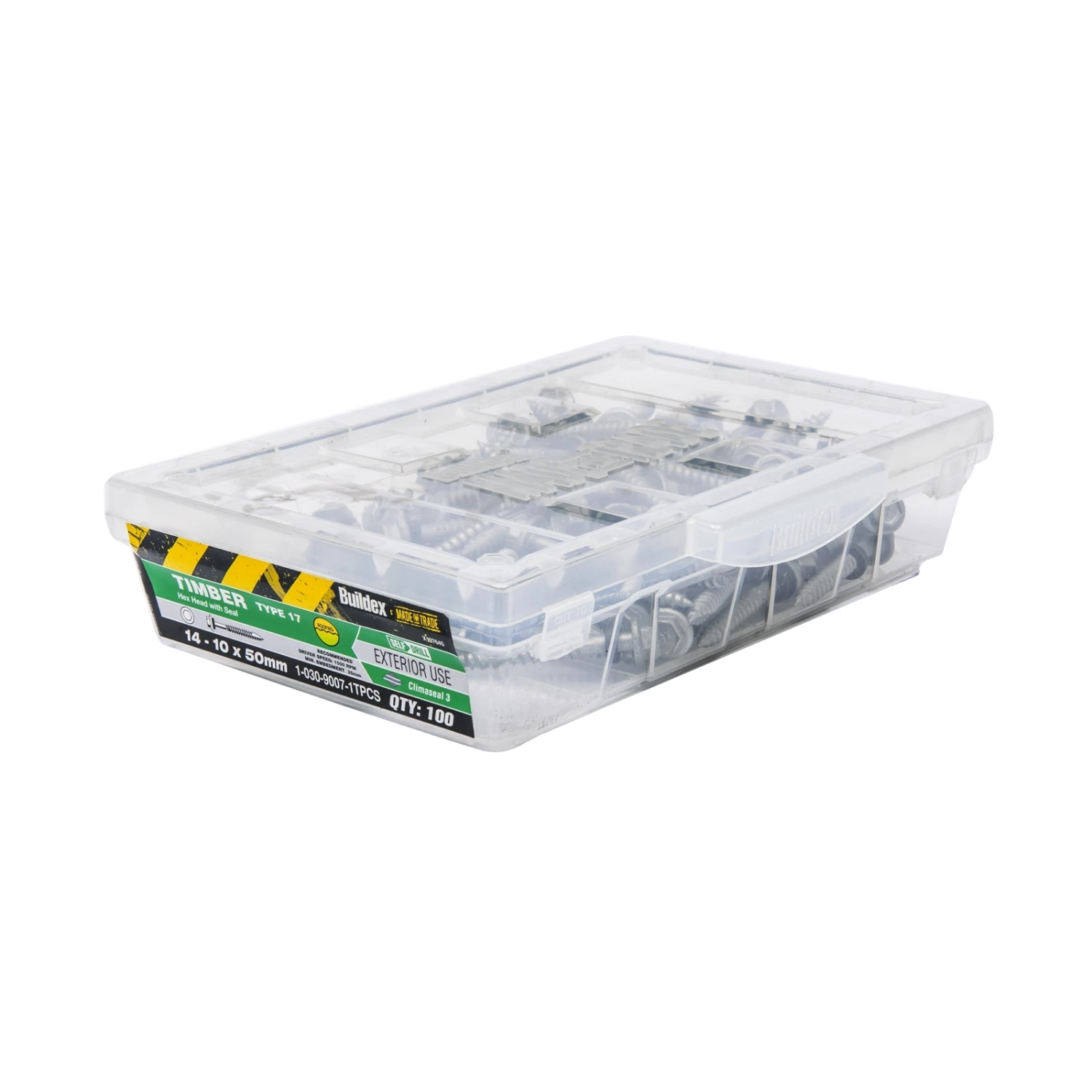Hot Sale π Australia Sale - Buildex 14-10 X 50mm Climaseal Hex Head Timber Tek Screws With Seal - 100 Pack Grey π 1 Hot Sale π Australia Sale - Buildex 14-10 X 50mm Climaseal Hex Head Timber Tek Screws With Seal - 100 Pack Grey π