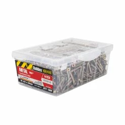 Best deal 🥰 Australia Only - Buildex 10-24 X 40mm Zinc Plated Countersunk Head Metal Tek Screws - 1000 Box Gold 🛒