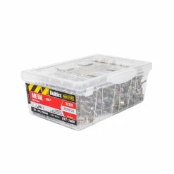 Best Pirce ⌛ Buildex 10-16 X 16mm Zinc Plated Hex Head Metal Tek Screws - 1000 Box Gold - To Australia ✨