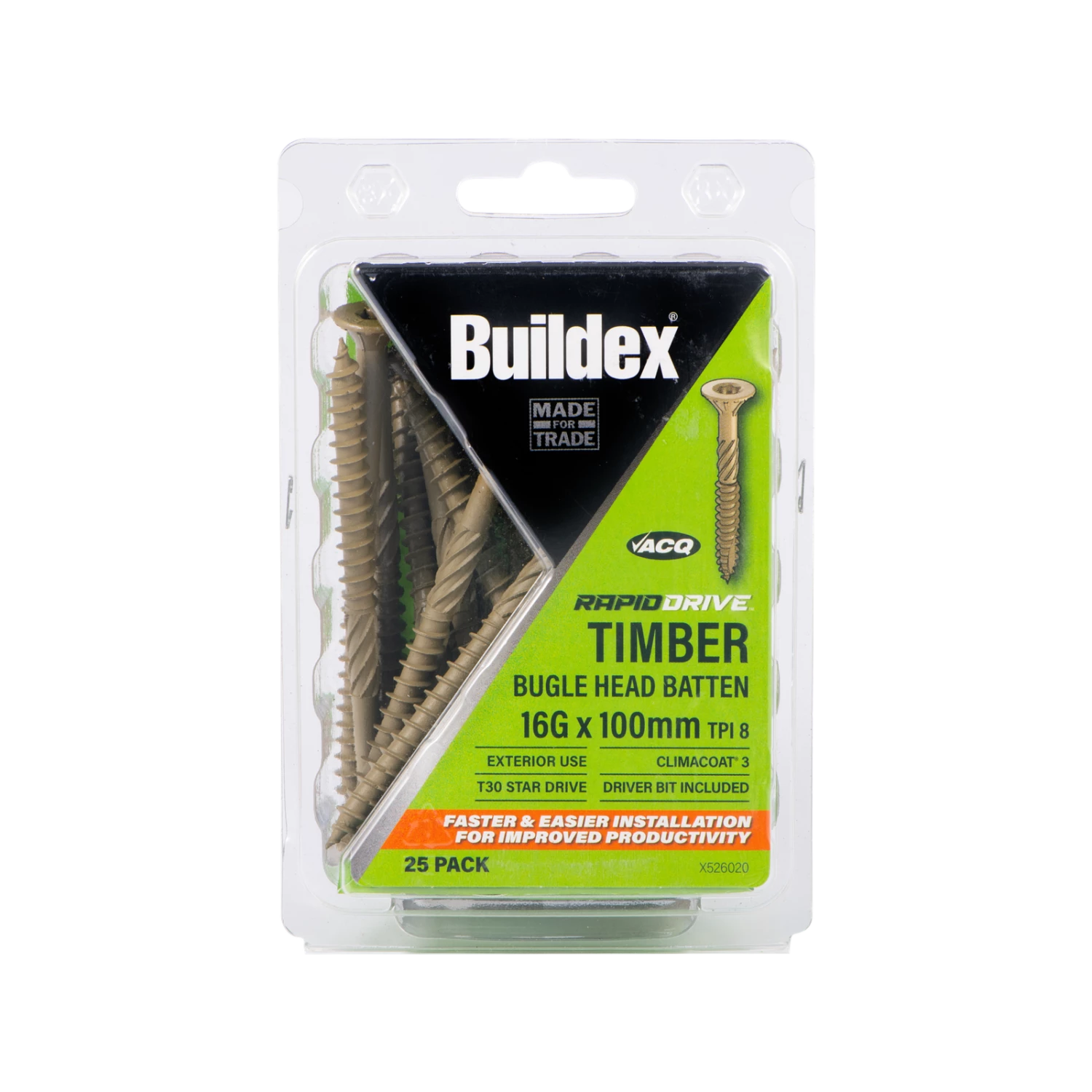 Wholesale 𧨠Buildex 16G X 100mm Climacoat Bugle Head Rapid Drive Batten Screws - 25 Pack Grey - To Australia π 3 Wholesale 𧨠Buildex 16G X 100mm Climacoat Bugle Head Rapid Drive Batten Screws - 25 Pack Grey - To Australia π - Image 3