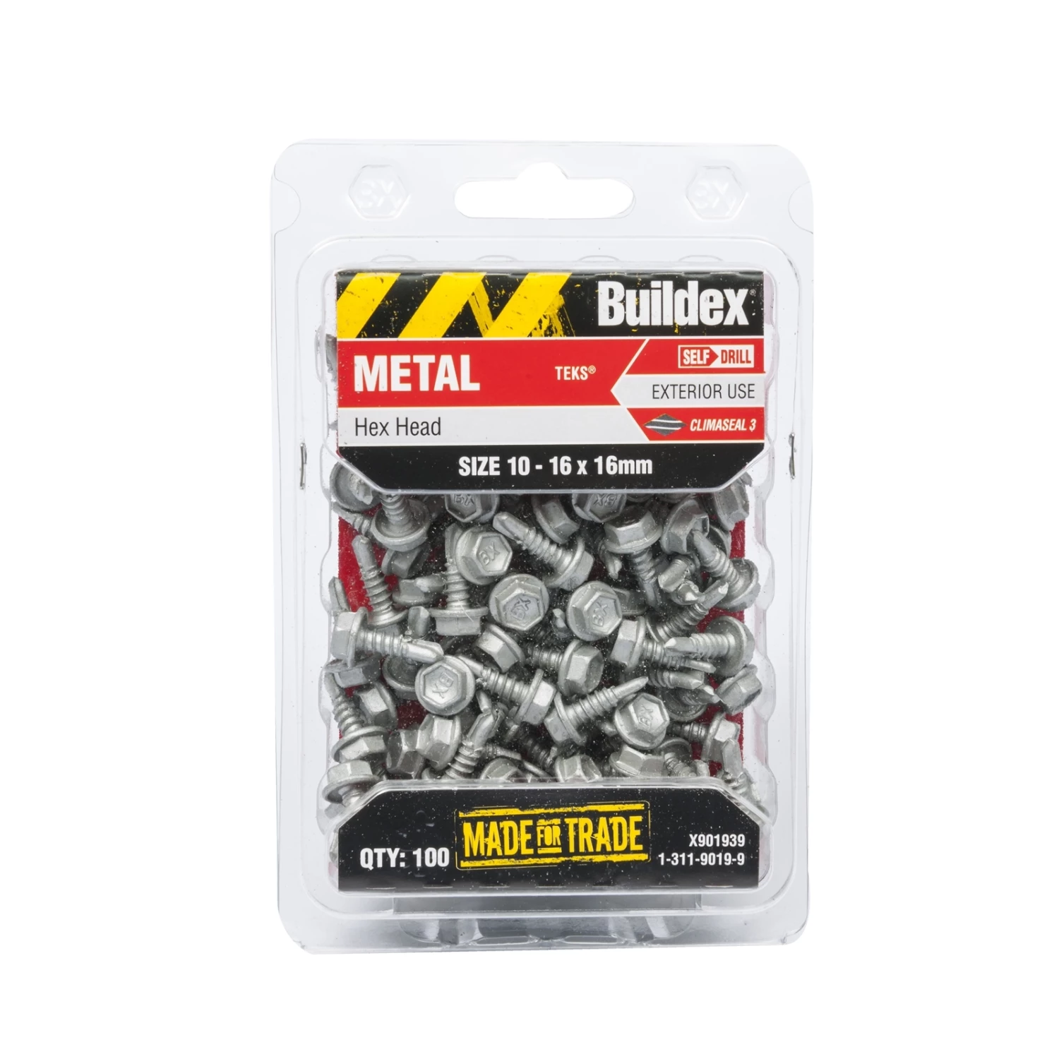 Coupon π Buildex 10-16 X 16mm Climaseal Hex Head Metal Tek Screws - 100 Pack Grey - To Australia β€οΈ 1 Coupon π Buildex 10-16 X 16mm Climaseal Hex Head Metal Tek Screws - 100 Pack Grey - To Australia β€οΈ