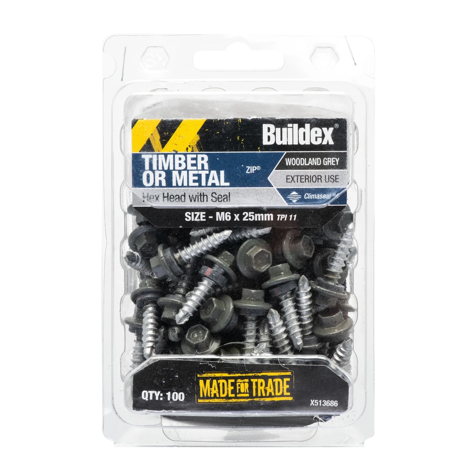 New βοΈ Australia Only - Buildex Roof Zip C4 HexHead Screws M6 X 25 Woodland Grey Bx100 Sg: Woodland Grey π 1 New βοΈ Australia Only - Buildex Roof Zip C4 HexHead Screws M6 X 25 Woodland Grey Bx100 Sg: Woodland Grey π