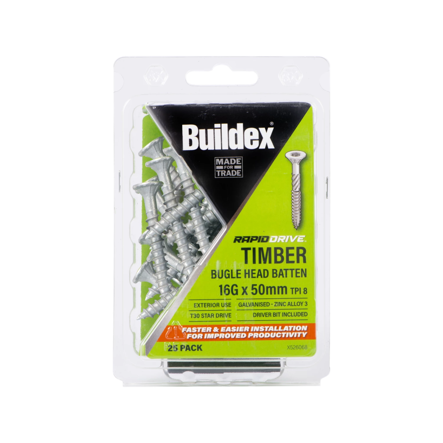Best Sale π₯° Buildex 16G X 50mm Galvanised Bugle Head Rapid Drive Batten Screws - 25 Pack - To Australia π₯° 3 Best Sale π₯° Buildex 16G X 50mm Galvanised Bugle Head Rapid Drive Batten Screws - 25 Pack - To Australia π₯° - Image 3