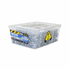 Best reviews of 😀 Australia Only - Buildex M6 X 50mm Climaseal Hex Head HiGrip With Seal Roof Zip Screws - 1000 Box Grey 👏