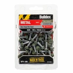 Best reviews of ✔️ Australia Only - Buildex Buiildex Metal C4 HexHead No Seal Tek Screws 10g X 16mm Pale Eucalypt Bx100 Mg: Pale Eucalypt 🎉