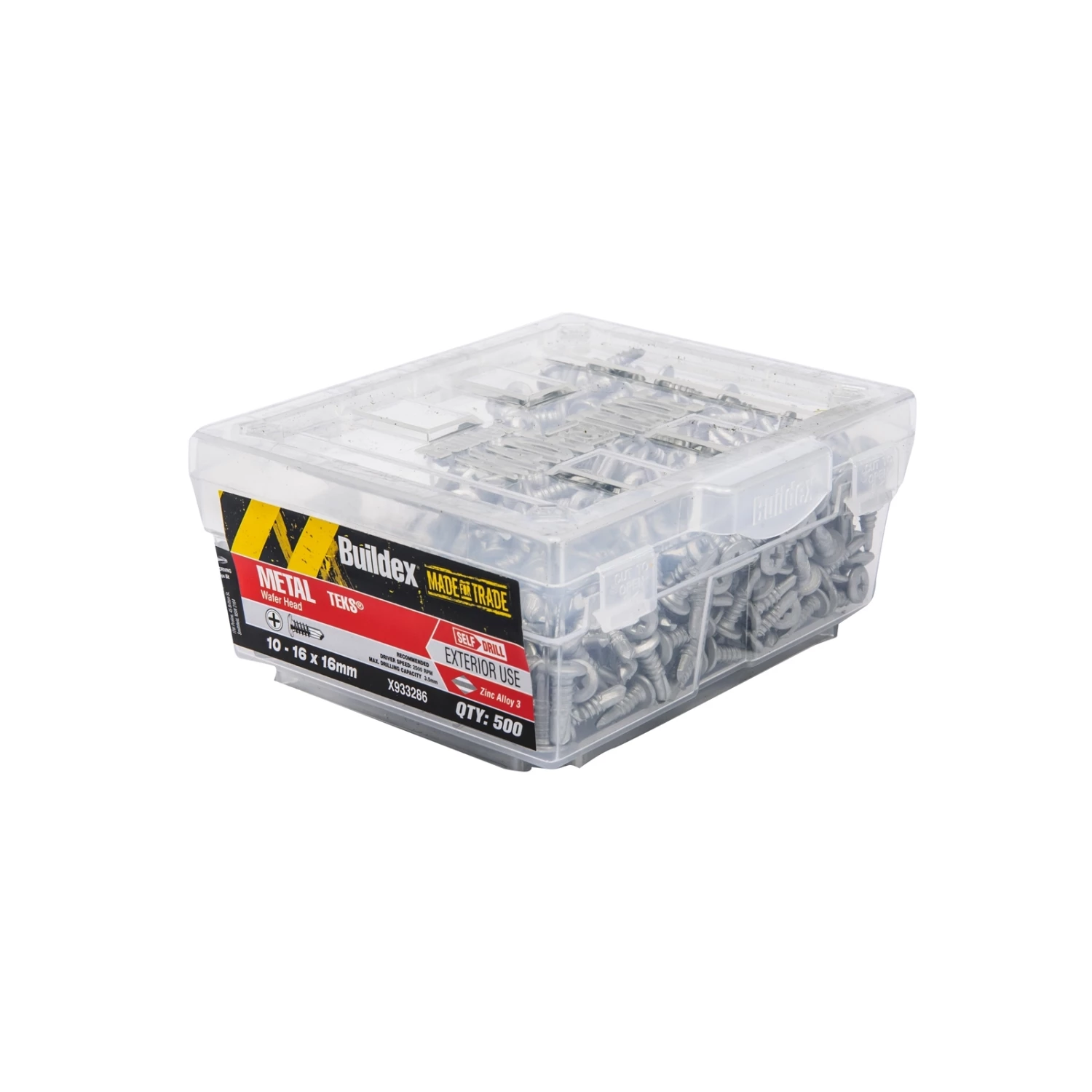 Hot Sale π Buildex 10-16 X 16mm Zinc Alloy Wafer Head Metal Tek Screws - 500 Box Grey - To Australia π 1 Hot Sale π Buildex 10-16 X 16mm Zinc Alloy Wafer Head Metal Tek Screws - 500 Box Grey - To Australia π