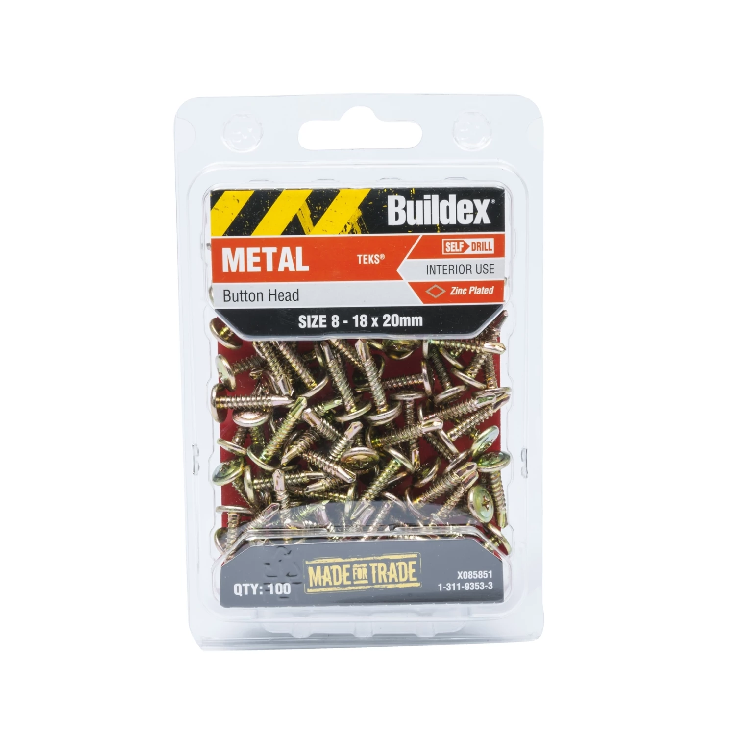 Buy 𧨠Australia Sale - Buildex 8-18 X 20mm Zinc Plated Button Head Metal Tek Screws -100 Pack Gold π₯° 1 Buy 𧨠Australia Sale - Buildex 8-18 X 20mm Zinc Plated Button Head Metal Tek Screws -100 Pack Gold π₯°