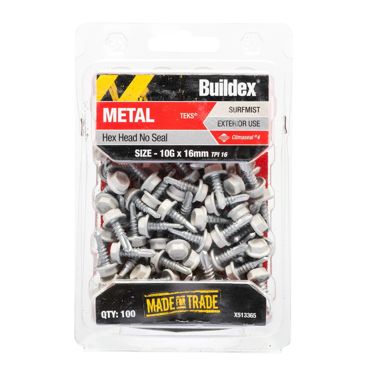 Promo βοΈ Australia Sale - Buildex 10G X 16mm Surfmist Metal C4 Hex Head No Seal Tek Screws - Box 100 Ow: Surfmist π 1 Promo βοΈ Australia Sale - Buildex 10G X 16mm Surfmist Metal C4 Hex Head No Seal Tek Screws - Box 100 Ow: Surfmist π