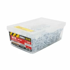 Wholesale ❤️ Buildex 10-16 X 45mm Metal Wingtek Screws - 500 Pack Silver - To Australia 🔥