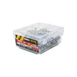 Brand new ❤️ Buildex 12-14 X 35mm Climaseal Hex Head Hi-Grip Metal Tek Screw With Seal - 100 Box Grey - To Australia 🛒